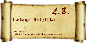 Ludányi Brigitta névjegykártya